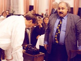 Aufnahme einer Phonographenwalze