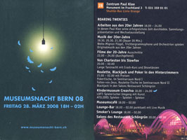 Das Programm der Museumsnacht