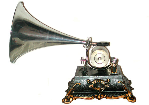 Phonograph auf Abzahlung f&uuml;r 21 Monatsraten &agrave; 7 Francs / Payment by instalments: 21 Months for 7 Francs