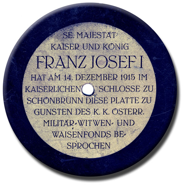 Kaiser Franz Josef I von &Ouml;sterreich / Ansprache vom 14.12.1915 