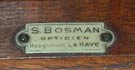 Wurde das Ger&auml;t vom Optiker Bosman in La Haye verkauft? / This gramophone was probably sold in a optical store