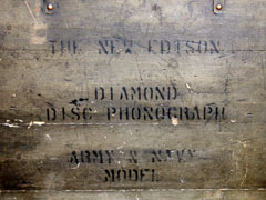 Edison Disc Phonograph Army & Navy