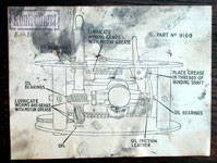 Die Anleitung zum &Ouml;len des Federmotors / How and where to get oil in phonograph-motors
