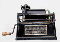 Die Patentplatte auf dem Metallgeh&auml;use / The patent plate on theiron case